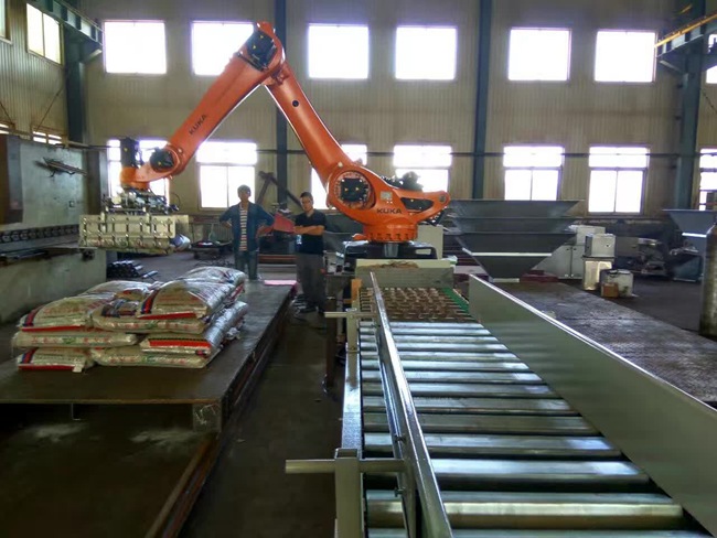 機器人碼垛生產線1